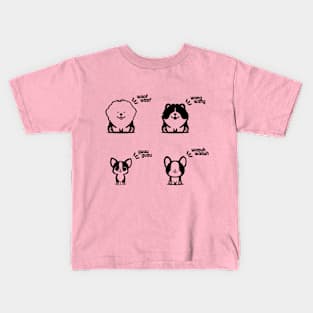 Barking dogs Kids T-Shirt